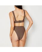 Sujetador triangular de cobre Bassa sin aros y sin carcasa