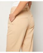 Een beige broek van Stephania
