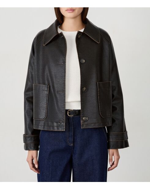 Chaqueta Flyn marrón oscuro