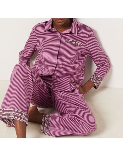 Paars Florish overhemd