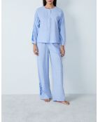 Himmelblaues Indianerhemd