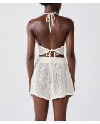 Bacca b ecru korte broek