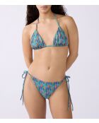 Nouette Sao Bikinihose mit grünem Hintergrundprint