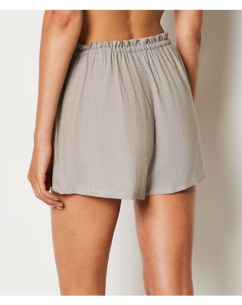 Sonny kaki olijfkleurige korte broek