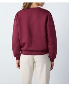 Glanda burgunderfarbenes Sweatshirt