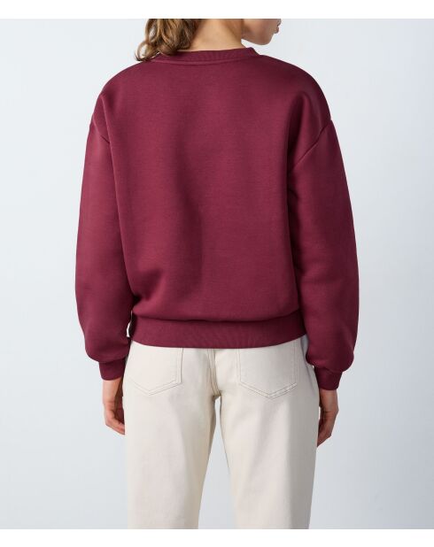 Sweatshirt Glanda bordeaux