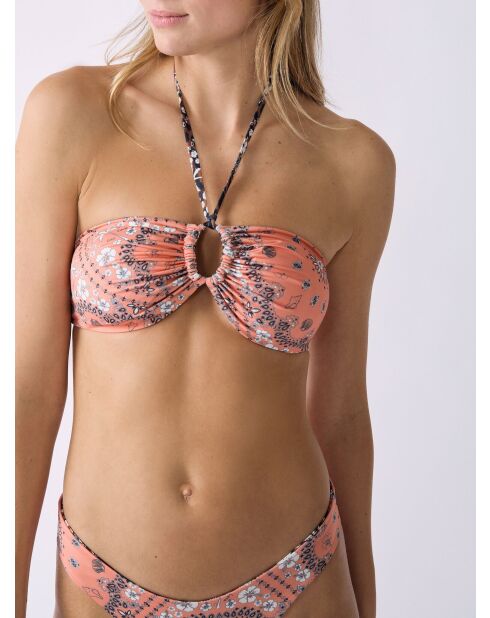 Reggiseno a fascia marrone Arizonalove senza ferretto, senza scocca