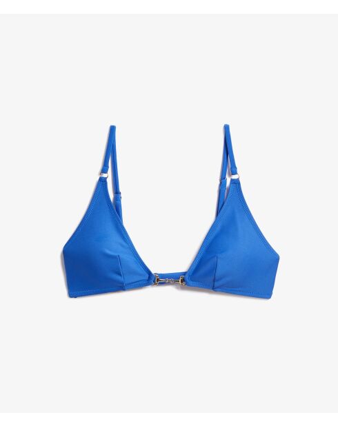 Horsy Königsblauer Triangel-BH ohne Bügel und ohne Schale