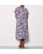 Babo blaugrünes Druckkleid