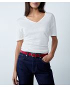 Weißes Ganga-T-Shirt