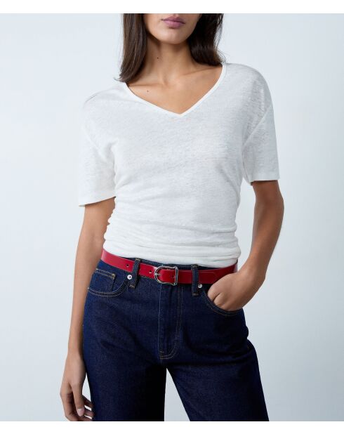 Weißes Ganga-T-Shirt