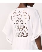 Tunique manche courte Amira b blanc