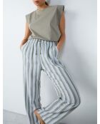 Isor kaki olijfkleurige broek