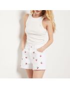 Blover Shorts mit weißer Stickerei