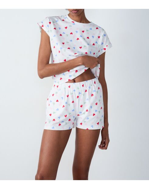 Ecrufarbene Shorts Pabou