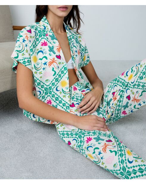 Mehrfarbiges Fadella-Shirt