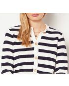 Eda vest in gebroken wit