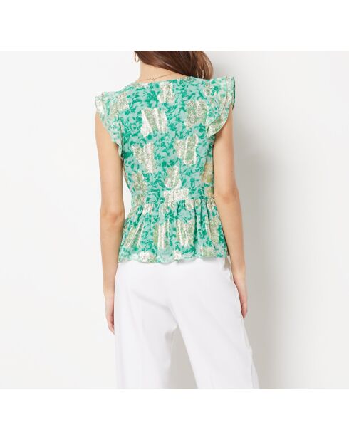 Blusa Uria verde agua