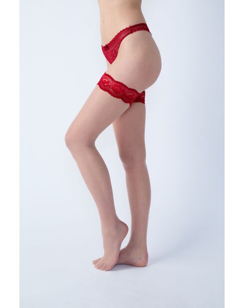 Collant Satina rouge