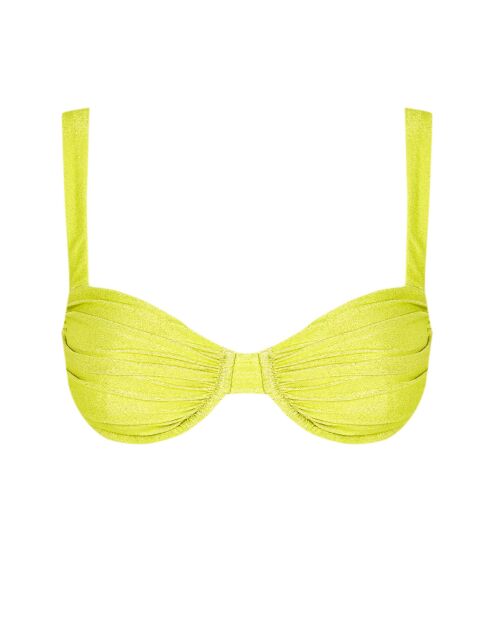 Haut de bikini Balconette Lima jaune