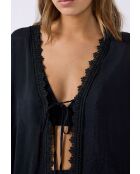 Kimono manche courte Samana b noir
