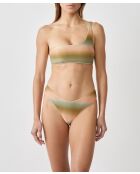 Braziliaans bikinibroekje van High Geode met groene print