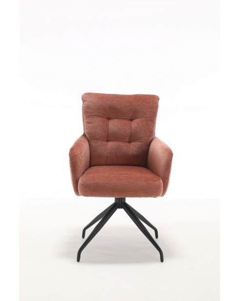 Lot de 2 fauteuils Saint Tropez rouille - 60x92x67 cm