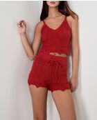 Pantalones cortos Gaurine de terracota