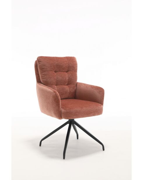 Lot de 2 fauteuils Saint Tropez rouille - 60x92x67 cm