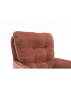 Lot de 2 fauteuils Saint Tropez rouille - 60x92x67 cm