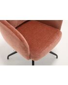 Lot de 2 fauteuils Saint Tropez rouille - 60x92x67 cm