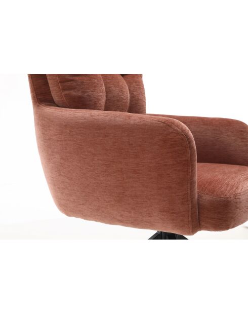 Lot de 2 fauteuils Saint Tropez rouille - 60x92x67 cm