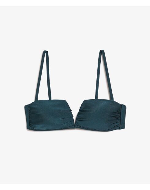 Caleta eendengroene bh met hoofdband zonder beugel