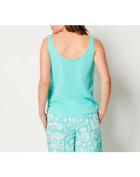 Debardeur Gianni turquoise