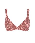 Haut de bikini Touch Girafe Terracotta
