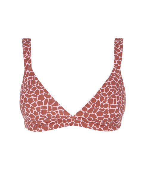 Haut de bikini Touch Girafe Terracotta