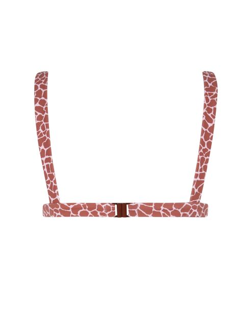 Haut de bikini Touch Girafe Terracotta