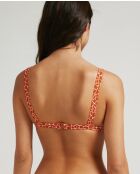 Haut de bikini Touch Girafe Terracotta