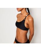 Zwarte bralette-bh Sarna zonder beugel en zonder schelp