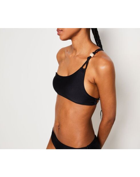 Zwarte bralette-bh Sarna zonder beugel en zonder schelp