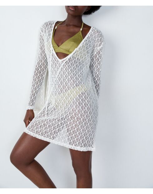 Tunique à manches longues Biba b écru