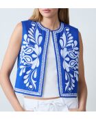 Koningsblauwe jas Vinicius brod