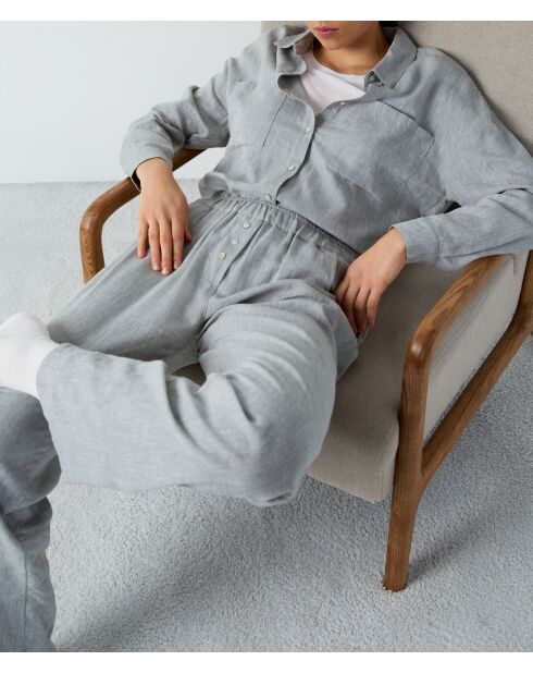 Grijze broek Isame