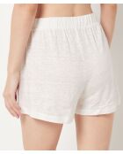 Josie ecru korte broek