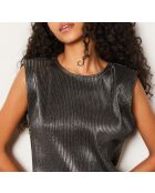 Silbernes Filante-T-Shirt