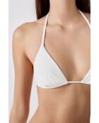 Reggiseno a triangolo bianco Begur senza ferretto e senza scocca