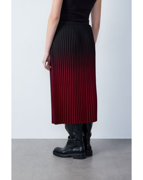 Jupe Eden bordeaux et noire