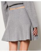 Falda Franceska gris claro