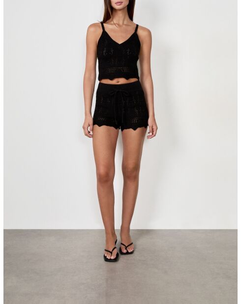 Schwarze Gaurine-Shorts