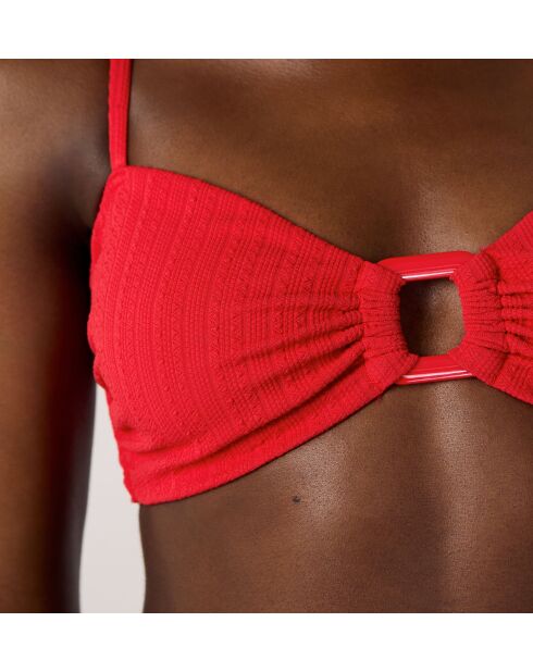 Zagara roter Bralette-BH ohne Bügel und ohne Schale